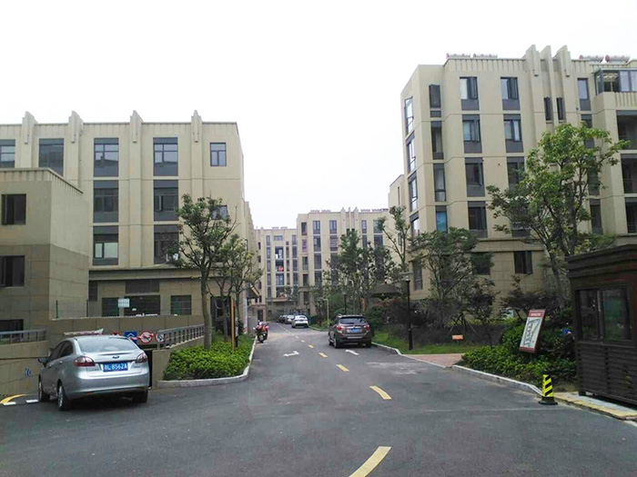 新堰案例-舟山朱家尖胜利花园外墙涂料18000方